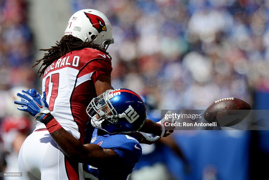 Arizona Cardinals v New York Giants