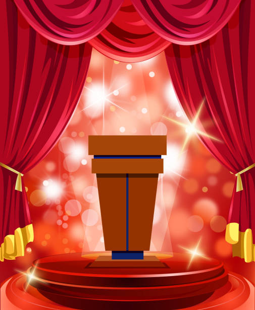 Announcing Booth 2,696 Announcer Booth High Res Illustrations - Getty Images