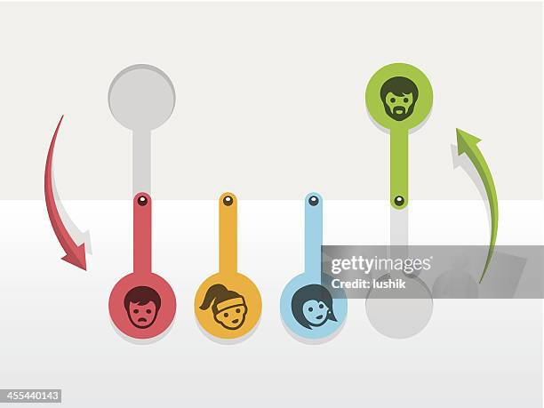 career promotion - executive director stock illustrations