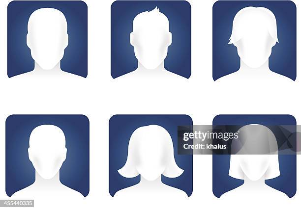 face blank - blank expression stock illustrations