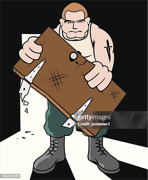 henchman - skinheads stock illustrations
