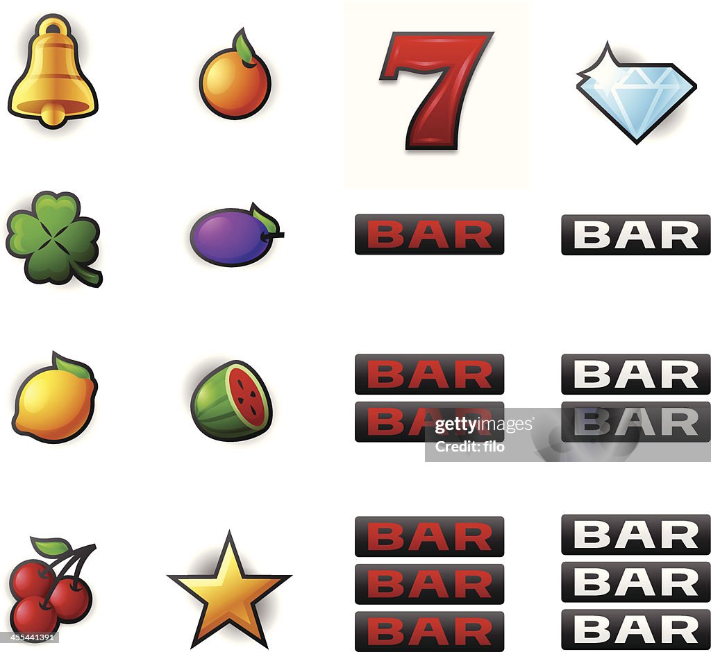 Jogos de azar Slot Machine símbolos