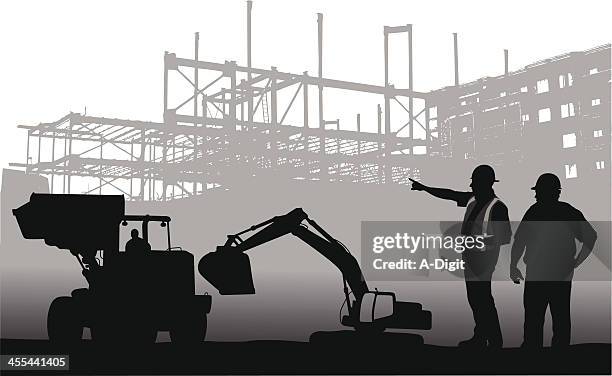 work planners - high visibility vest stock illustrations