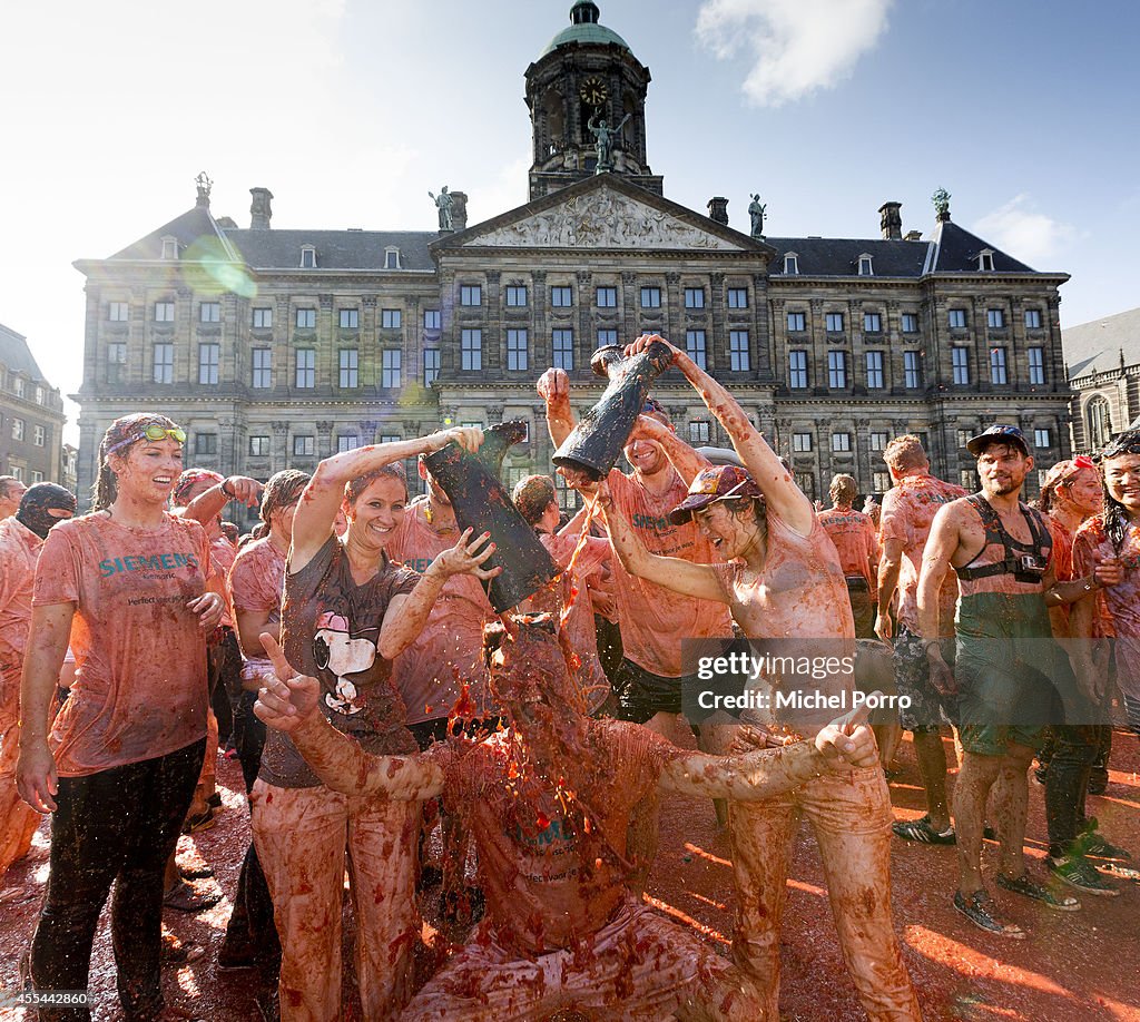 Tomato Fight In Support Of Dutch Vegetable Growers Hurt By Russian Boycott