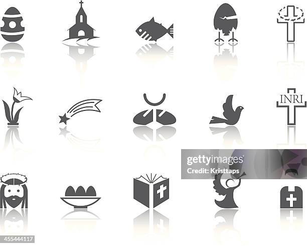 simple series – easter - easter cross stock illustrations