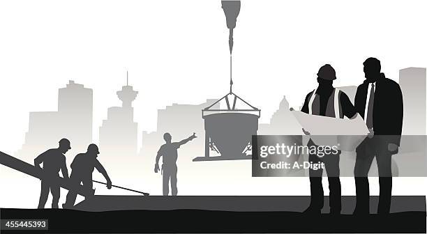 day's work - person in suit construction stock illustrations