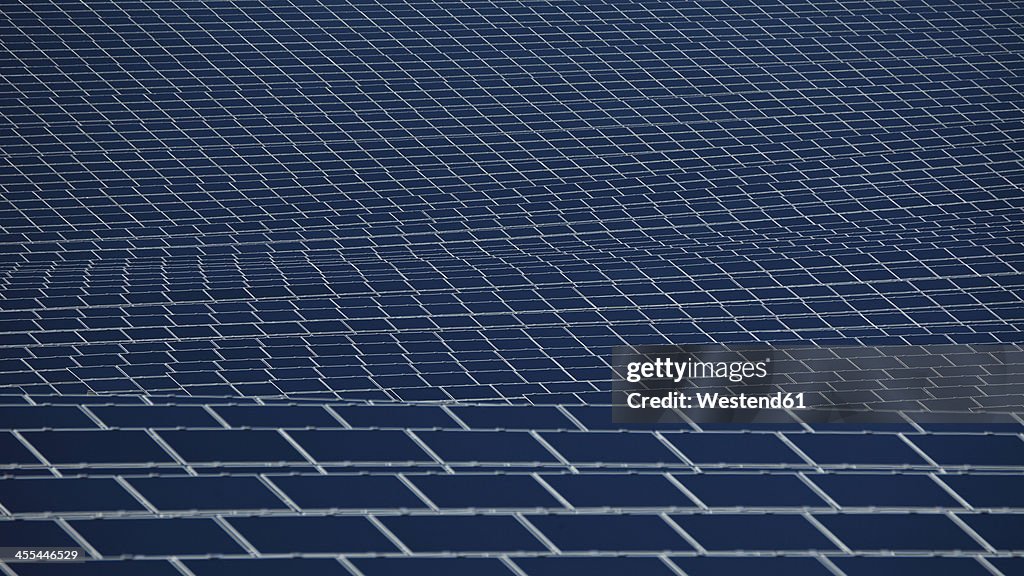 Germany, Bavaria, Solar panels, close up