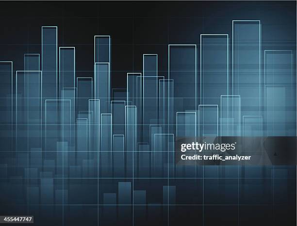 stock market chart - nasdaq stock illustrations