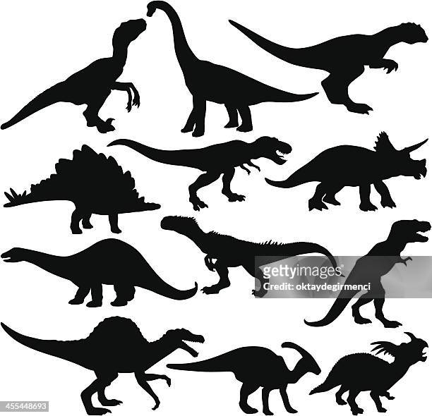 illustrazioni stock, clip art, cartoni animati e icone di tendenza di dinosauri - cretaceous
