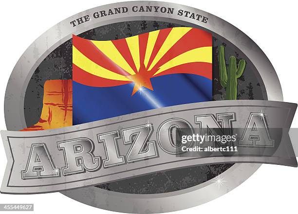Arizona Belt Buckle High-Res Vector Graphic