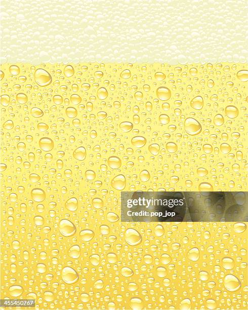 beer seamless pattern - bottle condensation stock illustrations