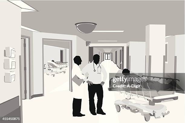 patience - hospital ward stock illustrations