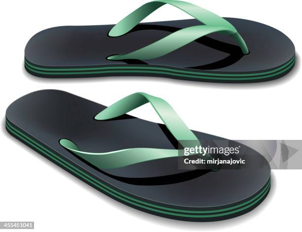 ilustrações, clipart, desenhos animados e ícones de de verão sandals - sandal