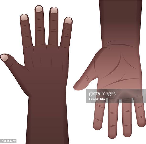 hands - student asking question stock illustrations