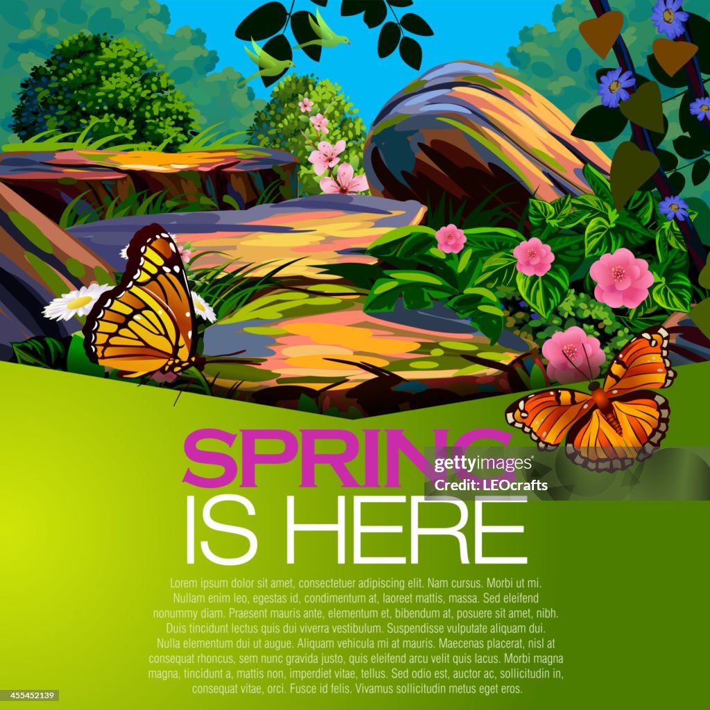 Beautiful Spring Background High-Res Vector Graphic - Getty Images