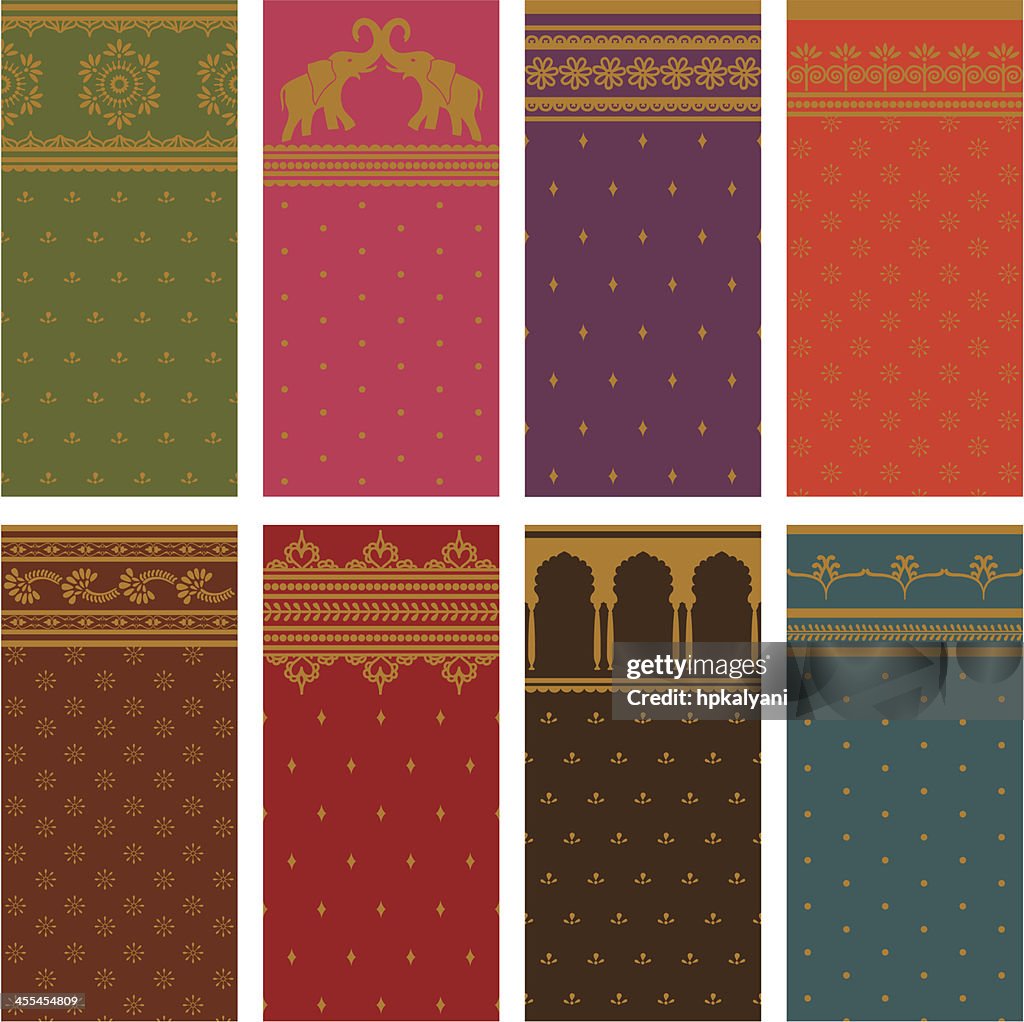 Sari Seamless Borders - Horizontal