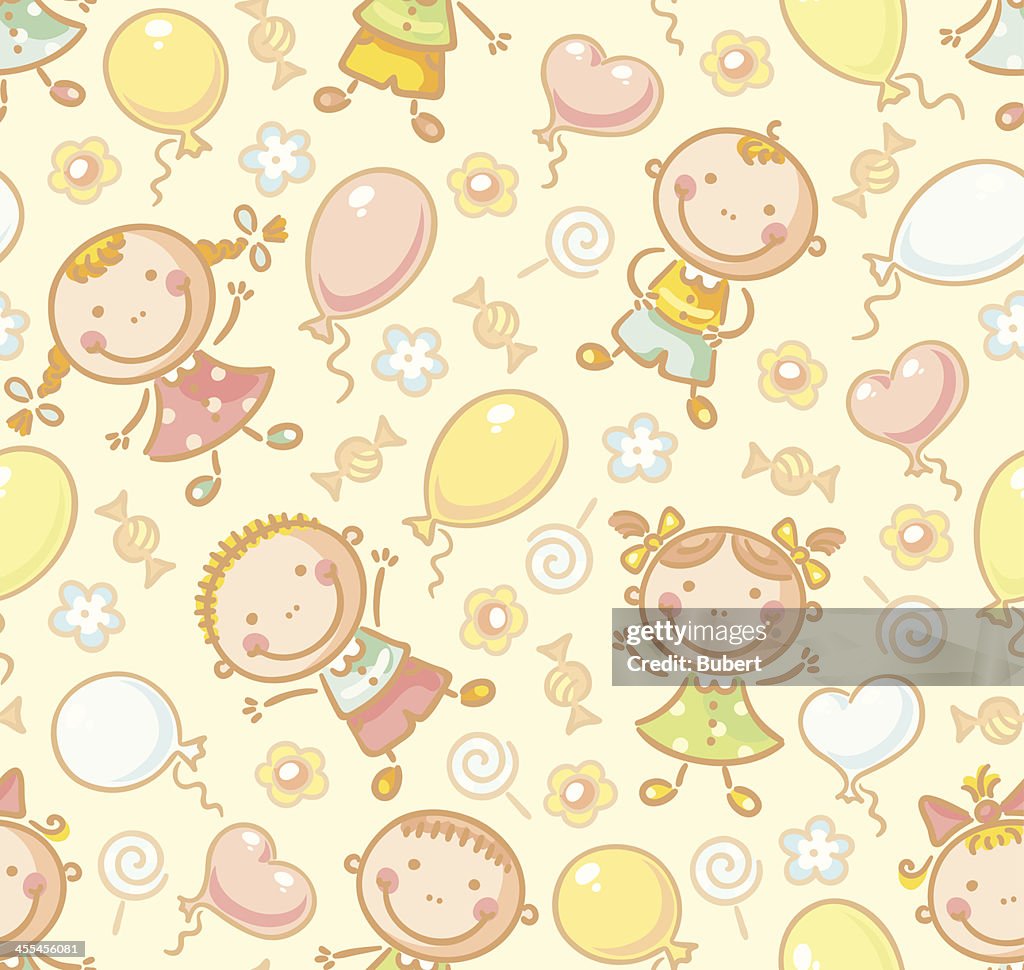 Kid Like Pattern Kids Pattern High-Res Vector Graphic - Getty Images