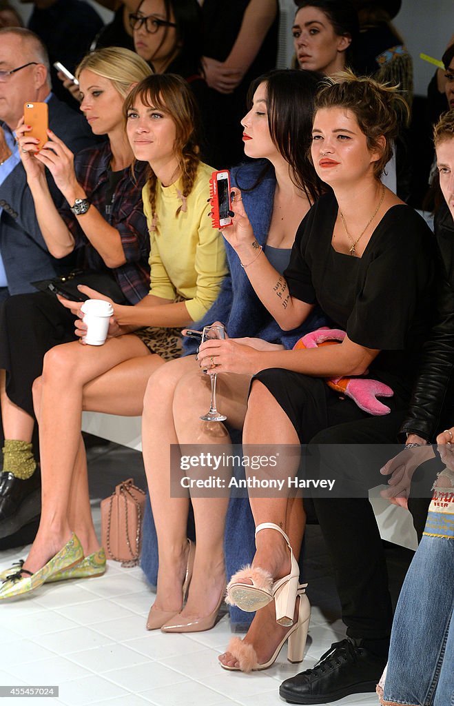 Day 3: Front Row & Celebrities - London Fashion Week SS15