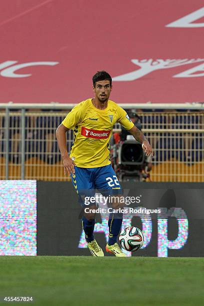 Estoril's defender Emidio Rafael during the match between Estoril and Nacional at Estadio Antonio Coimbra da Mota on September 14, 2014 in Estoril,...