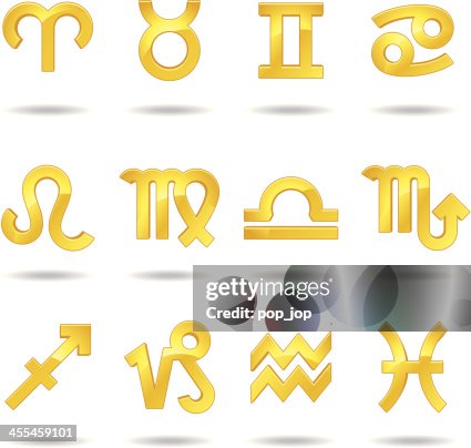 Zodiac icon set Zodiac icon set
