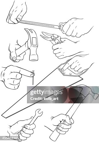 Hands using tools 1 Hands using tools 1