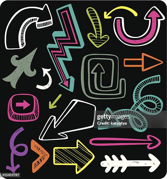 Pattern With Rounded Arrows 1,071 Rounded Arrow Bold High Res Illustrations - Getty Images