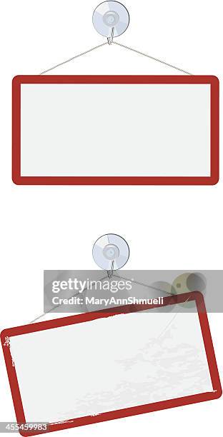 suction cup signs - suction cup hook stock illustrations