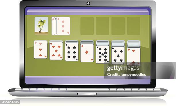 34 Solitaire Computer Stock Photos, High-Res Pictures, and Images ...