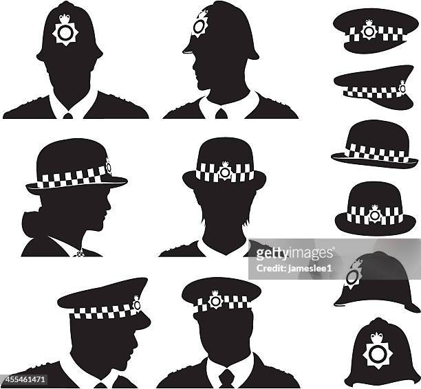 britischen polizei - vereinigtes königreich stock-grafiken, -clipart, -cartoons und -symbole
