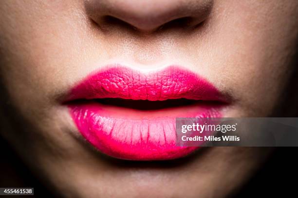 Model backstage during the Xiao Li show during London Fashion Week Spring Summer 2015 at on September 14, 2014 in London, England.