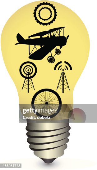 Technology light bulb Technology light bulb