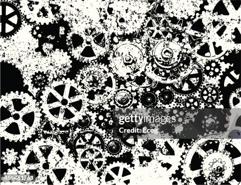 Rusty old gears. Rusty old gears.