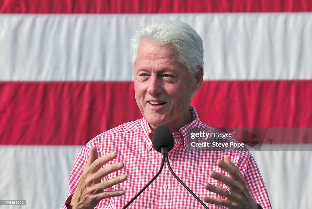 Hillary Clinton Attends Annual Tom Harkin Steak Fry In Iowa