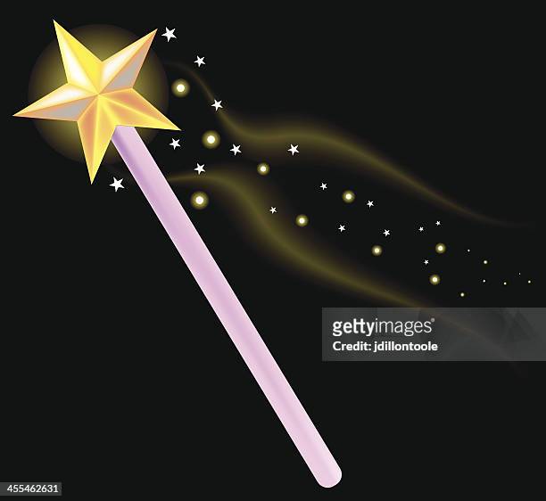 fairy tale | star wand - magic wand background stock illustrations