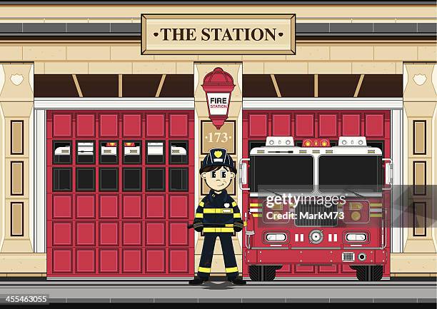 New! Fire Station FIREHOUSE 3 Open Bays - Z Scale 1:220