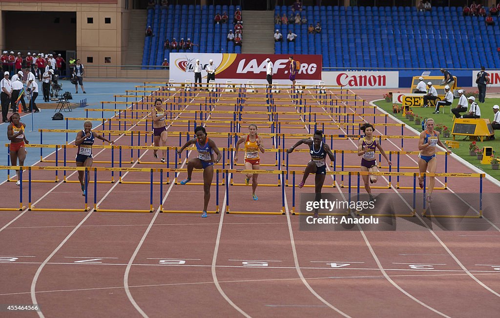 Womens 100m Hurdles Final of IAAF Continental Cup - Day 2