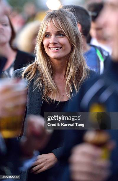 Cressida Bonas attends the Invictus Games closing ceremony at Queen Elizabeth Olympic Park on September 14, 2014 in London, England.