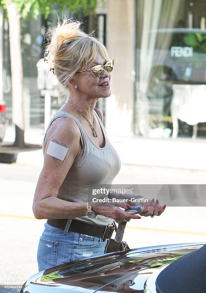 Celebrity Sightings In Los Angeles - September 14, 2014