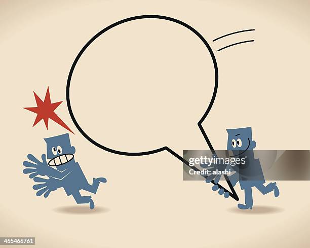 speaking ill of somebody behind his back - teasing stock illustrations