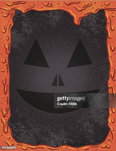 halloween slime border - sauce splatter stock illustrations