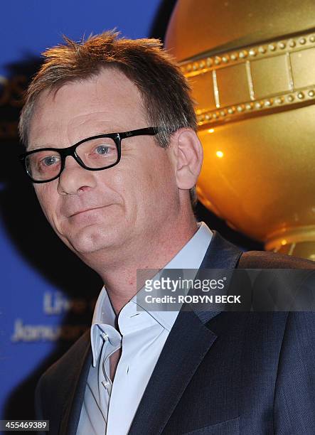 Theo Kingma, president of the Hollywood Foreign Press Association , attends the 71th Annual Golden Globes Awards nominations event, December 12, 2013...