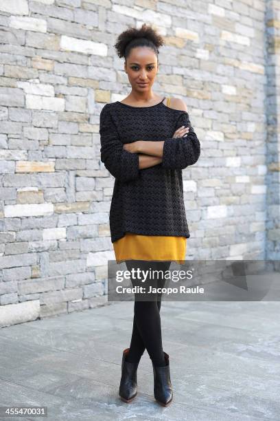 Esther Elisha attends Day 3 of the 23rd Courmayeur Noir In Festival on December 12, 2013 in Courmayeur, Italy.