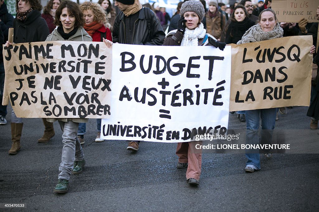 FRANCE-HIGHER-EDUCATION-DEMO