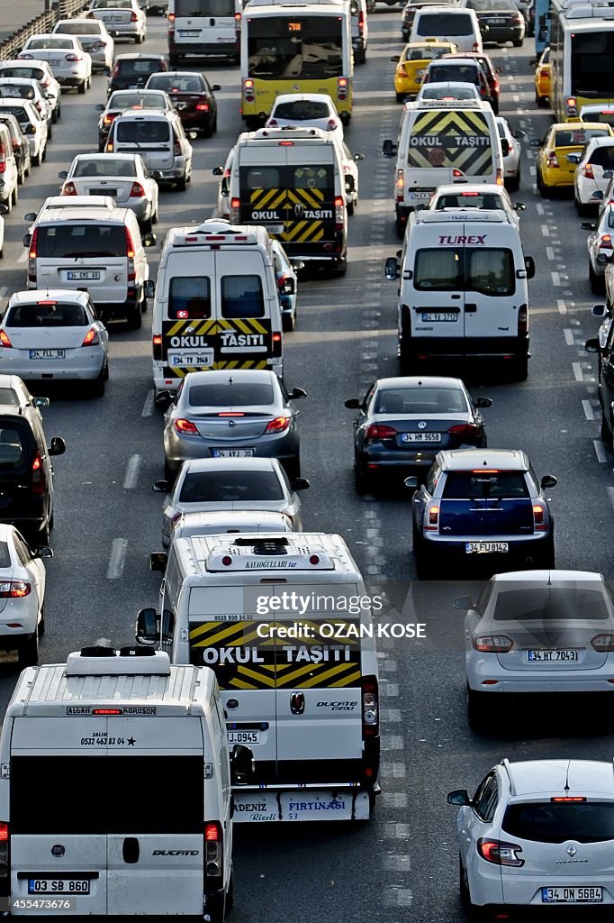 TURKEY-EDUCATION-SCHOOL-TRAFFIC