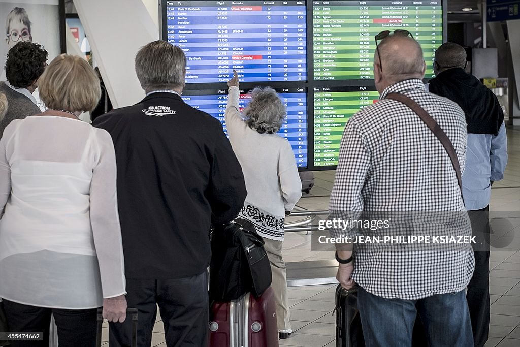 FRANCE-AIR-TRANSPORT-COMPANY-AIRFRANCE-STRIKE