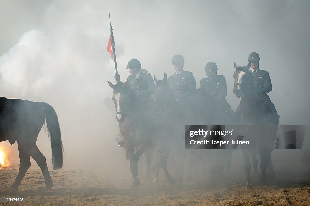 Dutch Cavalry Train For Emergency Situations Ahead Of Prinsjesdag Ceremonial Duties