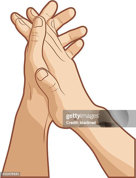 clapping - applause hands stock illustrations