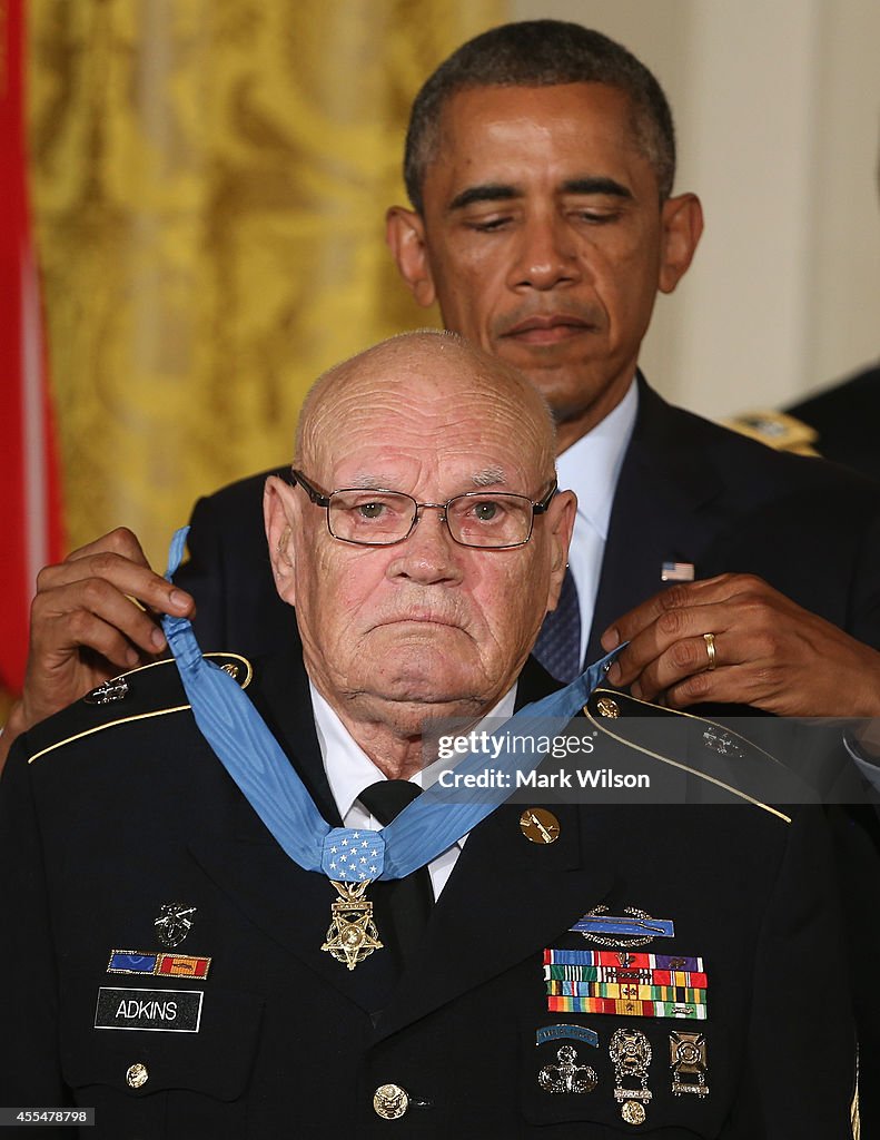 President Obama Awards Medal Of Honor To Vietnam War Army Command Sergeant And Specialist