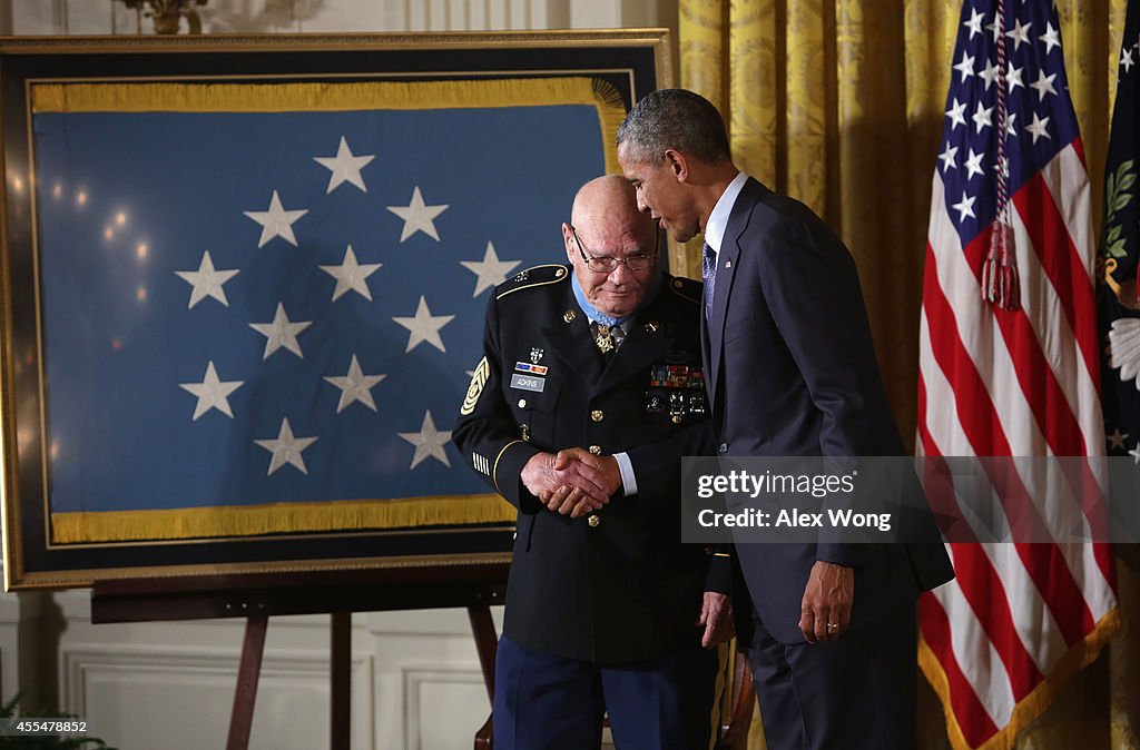 President Obama Awards Medal Of Honor To Vietnam War Army Command Sergeant And Specialist