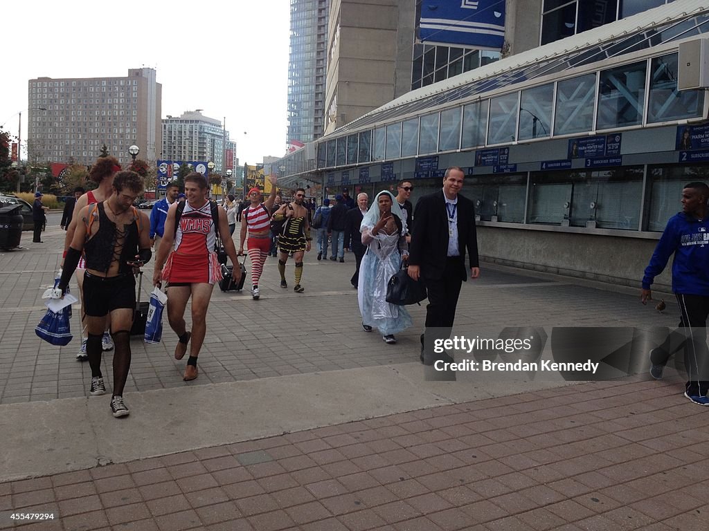 Toronto Blue Jays Rookies Wearing Embarrassing Costumes